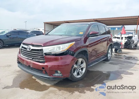 2016 Toyota Highlander Limited V6 from USA, damaged, VIN 5TDYKRFH9GS127884